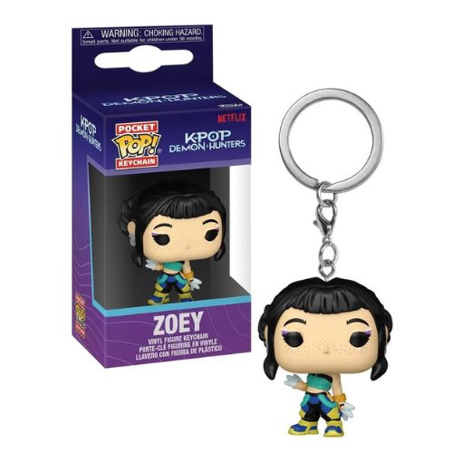 FUNKO POP! Portachiavi K-POP DEMON HUNTERS Zoey – In box 5cm In espo da 12pz…x12…x72